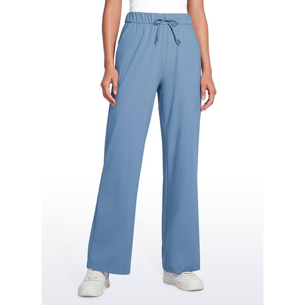 Crz Yoga Casual Pant NWT Stretch Universal Blue XL 14 Workout Travel Athleisure - Picture 1 of 5